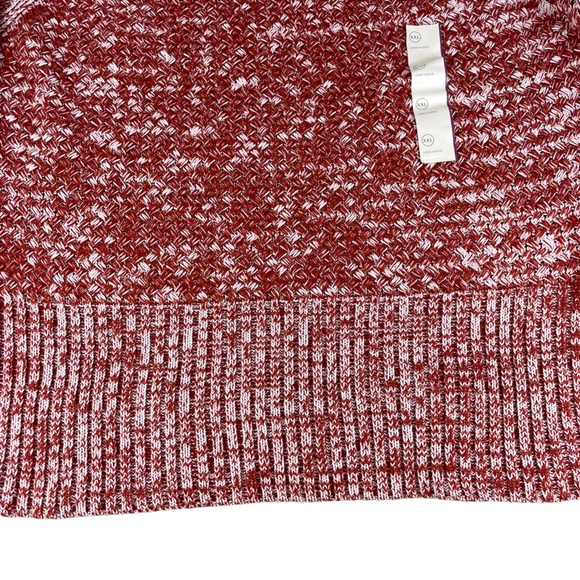 NWT Universal Thread Goods XXL Woman’s Knit Sweater Burnt Orange White Target - Picture 3 of 15